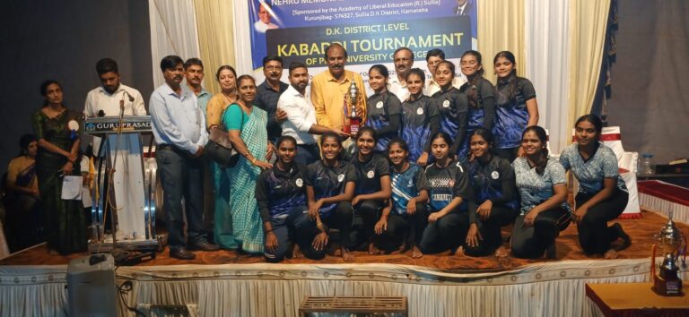 Canara college mangalore girls team second